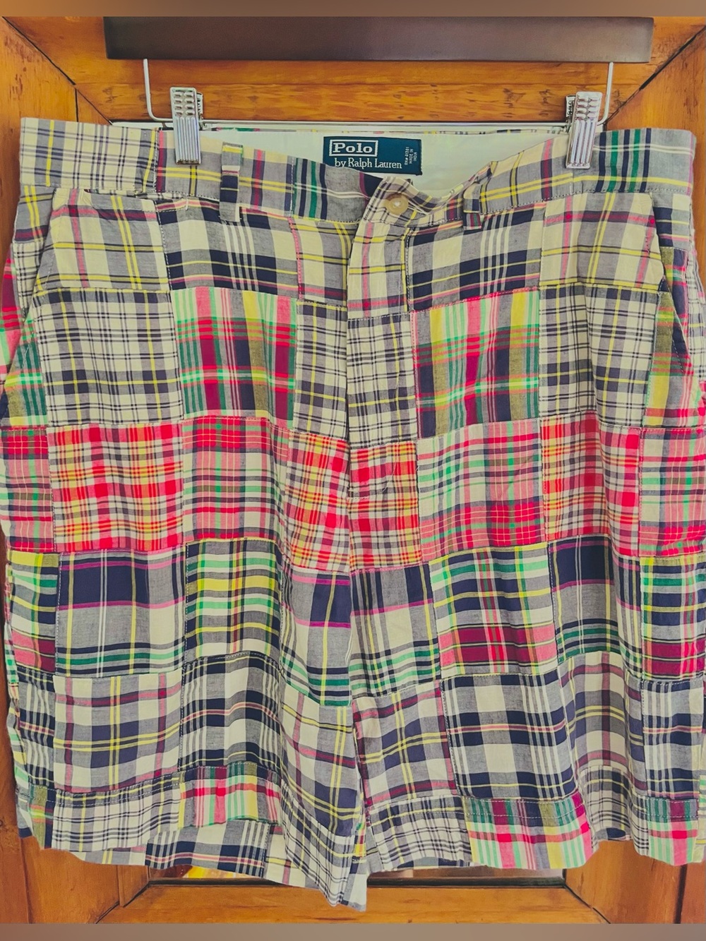 1990s/Y2K Polo by Ralph Lauren Multicolor Sailing Short